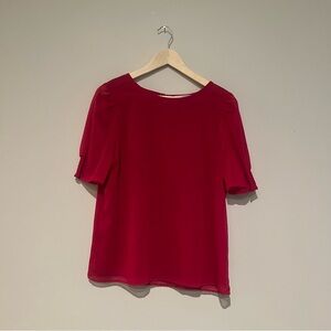 Loft Hot Pink Blouse